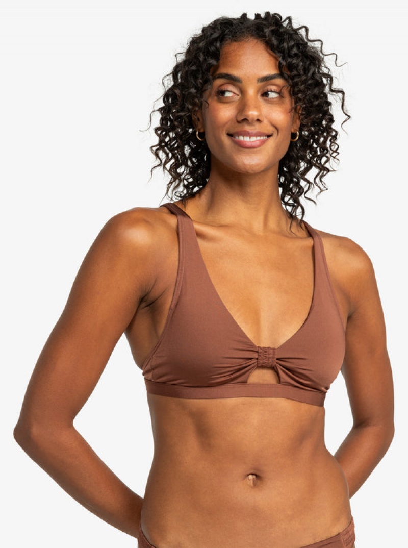 Roxy Silky Island Elongated Bra Bikinioberteile | 91052-VPDH