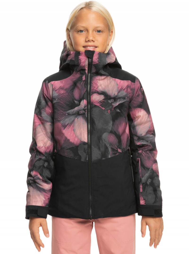 Roxy Silverwinter Technical Snowboardjacken Mädchen | 82619-JDNQ