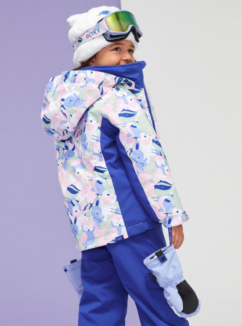 Roxy Snowy Tale Technical Snowboardjacken Mädchen | 68034-WYOH