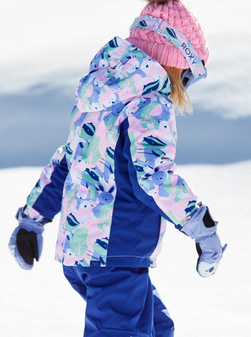 Roxy Snowy Tale Technical Snowboardjacken Mädchen | 68034-WYOH