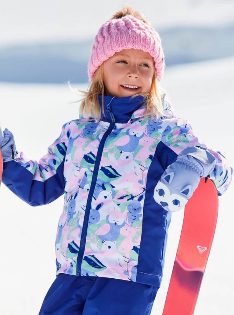 Roxy Snowy Tale Technical Snowboardjacken Mädchen | 68034-WYOH