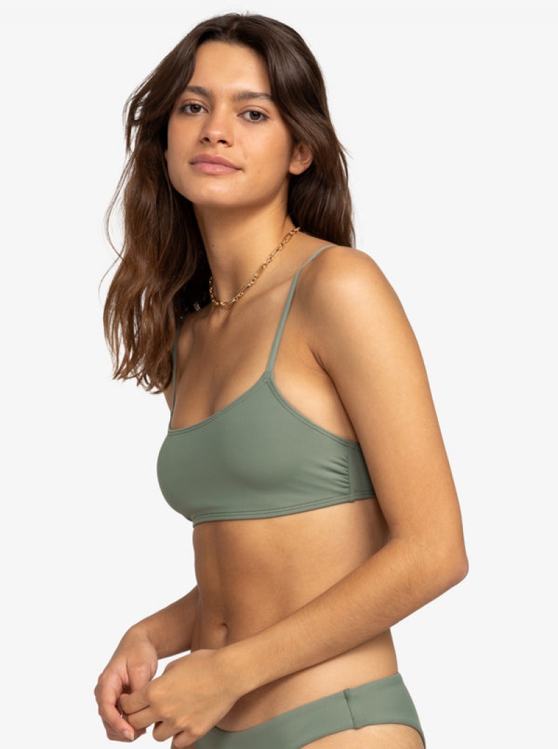 Roxy Solid Beach Classics Bralette Bikinioberteile | 38590-UCHD