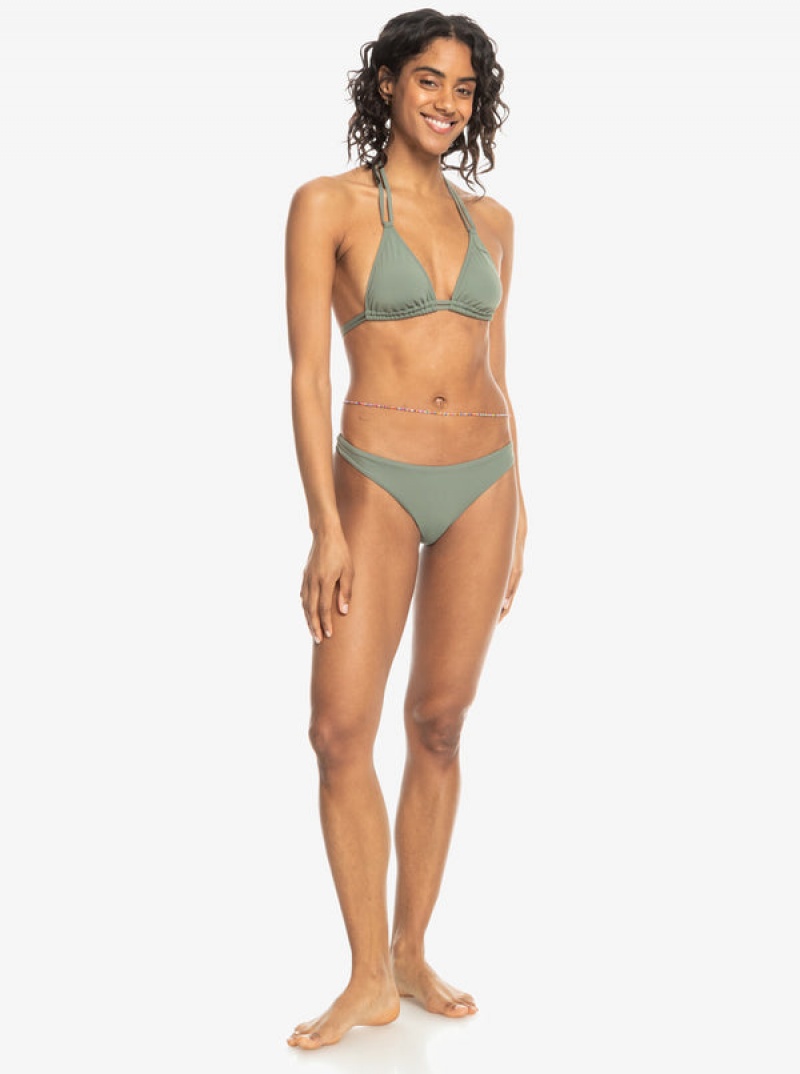 Roxy Solid Beach Classics Mini Tikitri Bikinioberteile | 78164-FLRO