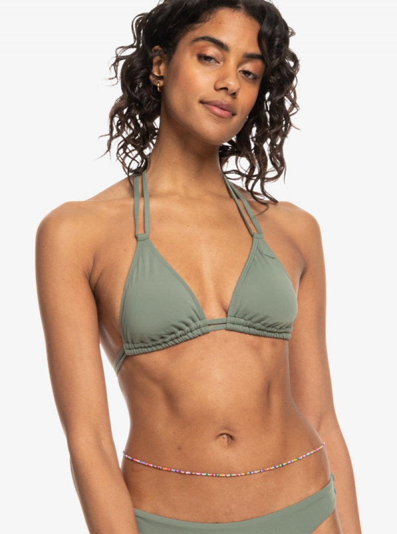 Roxy Solid Beach Classics Mini Tikitri Bikinioberteile | 78164-FLRO