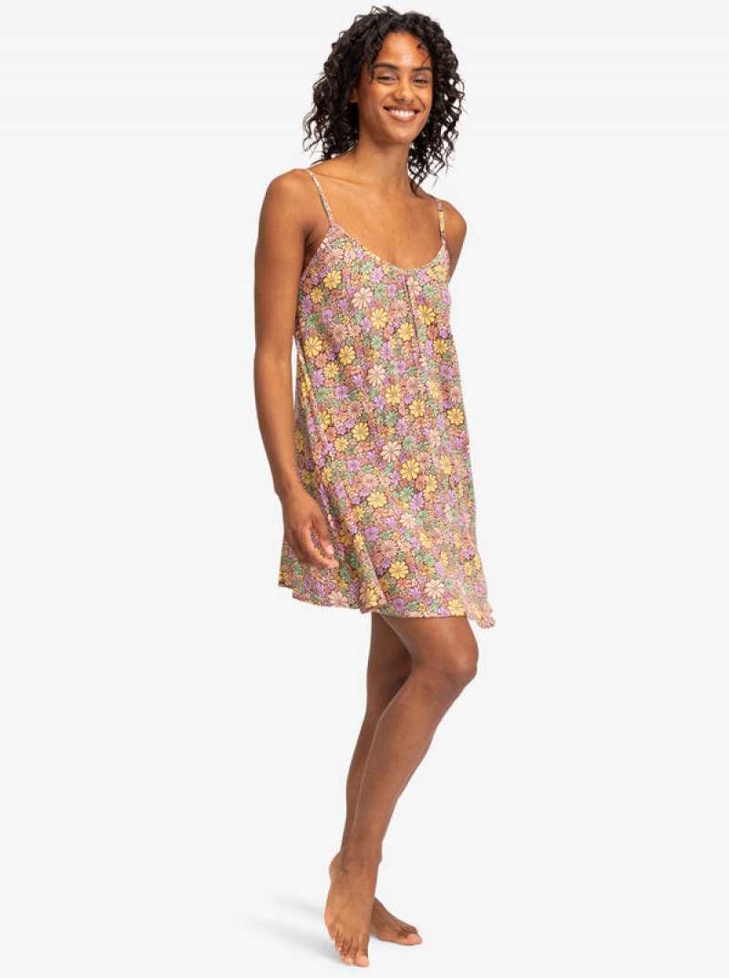 Roxy Spring Adventure Printed Kleid | 60251-HDJC