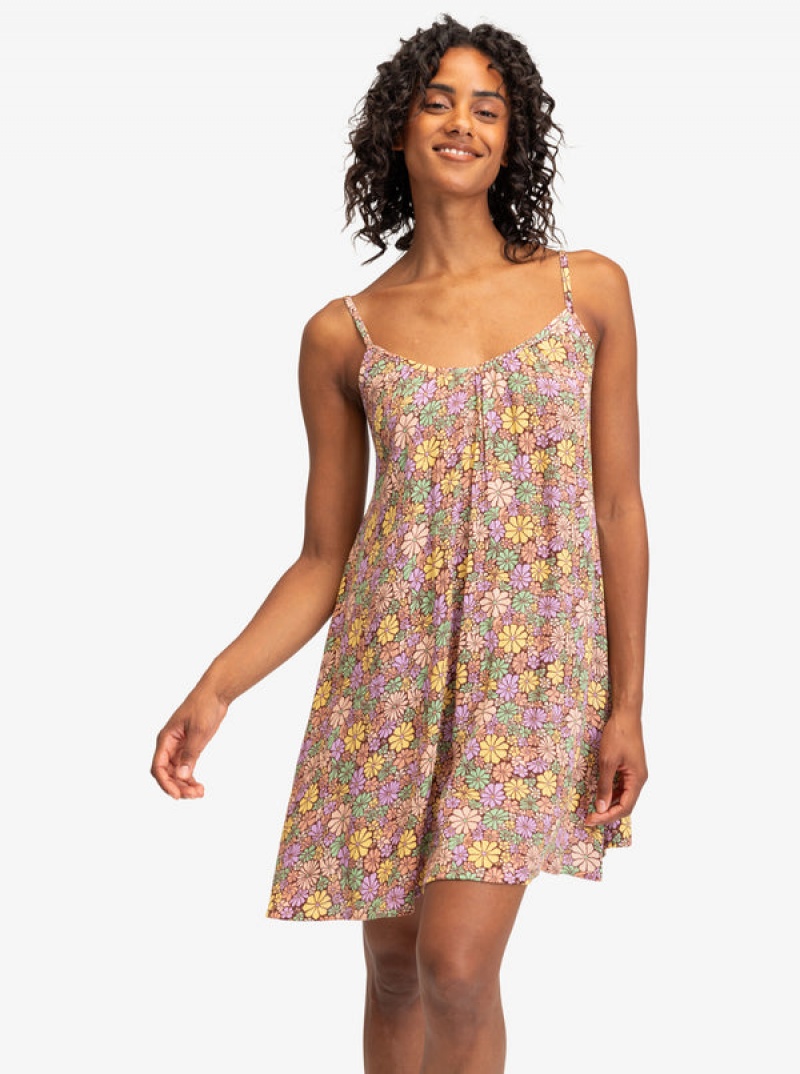 Roxy Spring Adventure Printed Kleid | 60251-HDJC