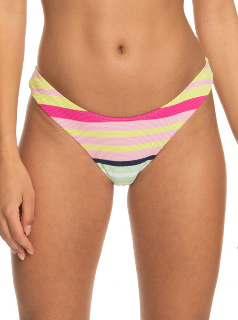 Roxy Stripe Soul Cheeky Bikinihosen | 43702-JGER