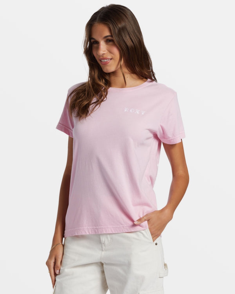 Roxy Sunny Days Boyfriend T-shirts | 68270-BIPK