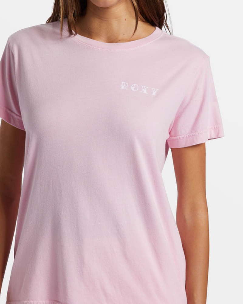 Roxy Sunny Days Boyfriend T-shirts | 68270-BIPK