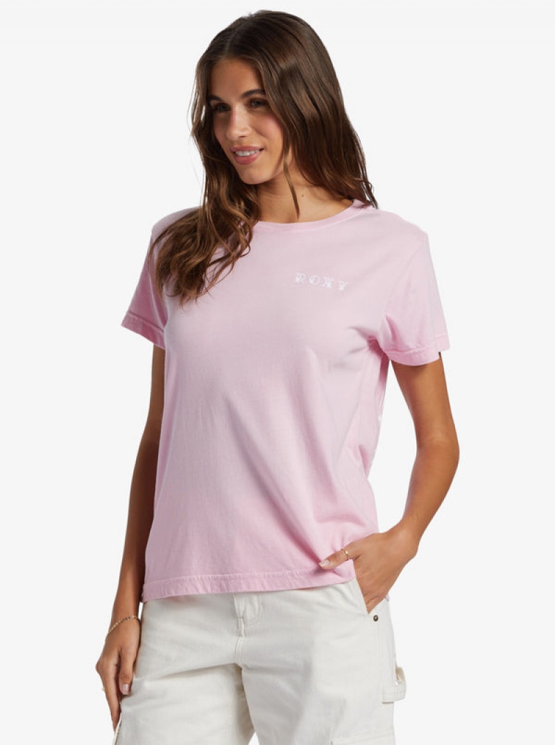 Roxy Sunny Days Boyfriend T-shirts | 68270-BIPK