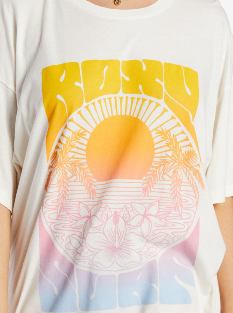 Roxy Sunrise Tropics T-shirts | 68129-SJLO