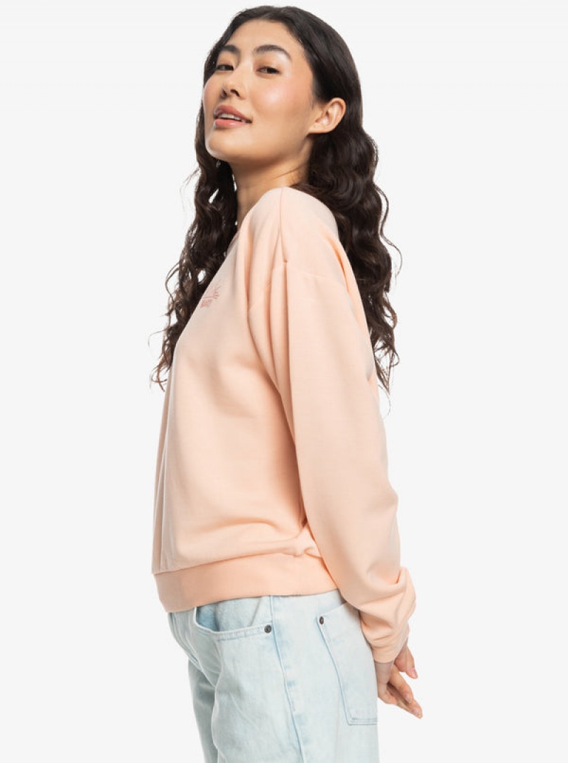 Roxy Surfing By Moonlight B Crew Neck Loungewear | 18560-HQVI