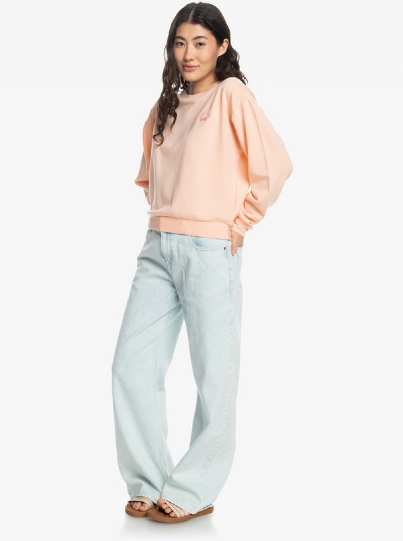 Roxy Surfing By Moonlight B Crew Neck Loungewear | 18560-HQVI