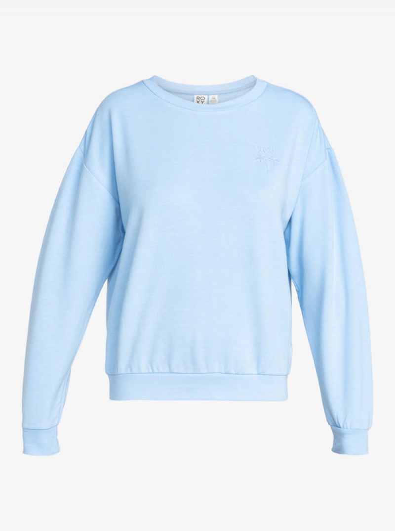 Roxy Surfing By Moonlight C Crew Neck Loungewear | 64130-PUWN