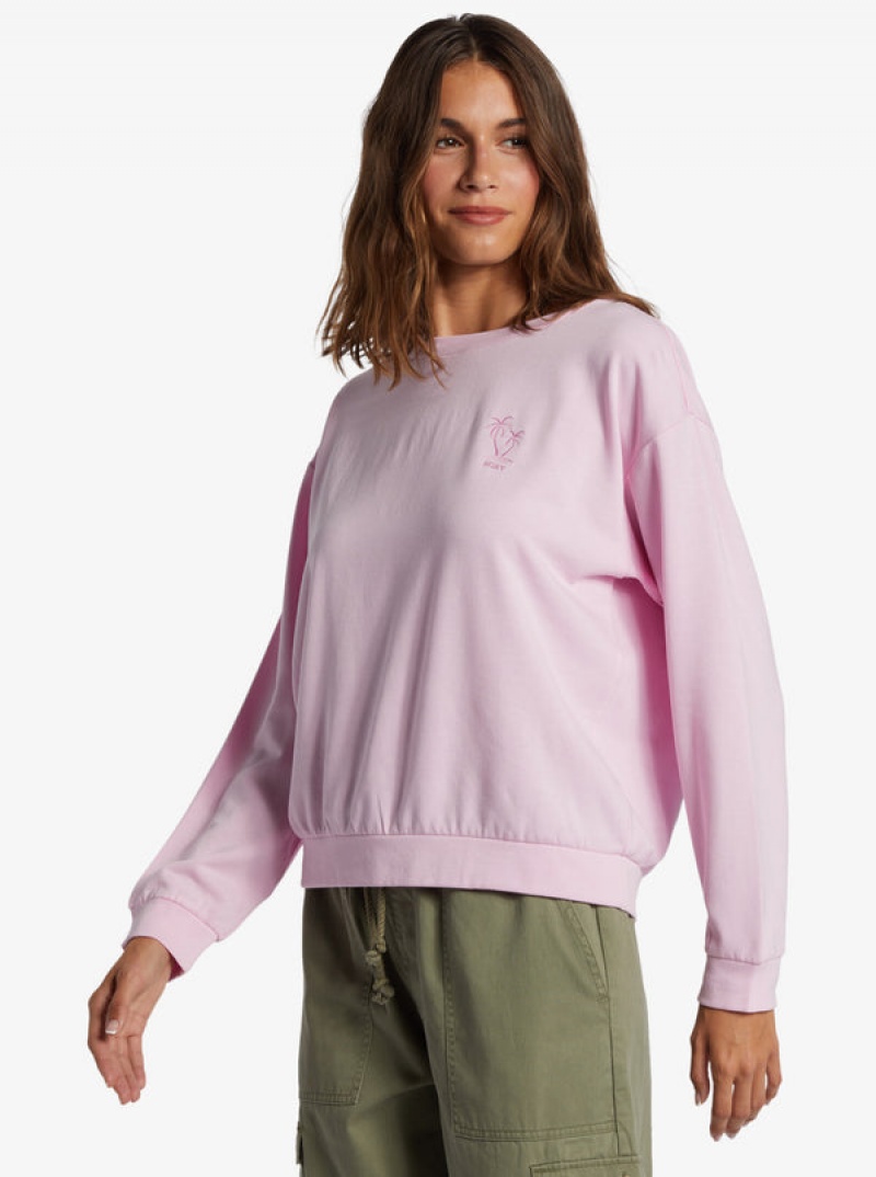 Roxy Surfing By Moonlight Crew Neck Hoodie | 52380-GENW