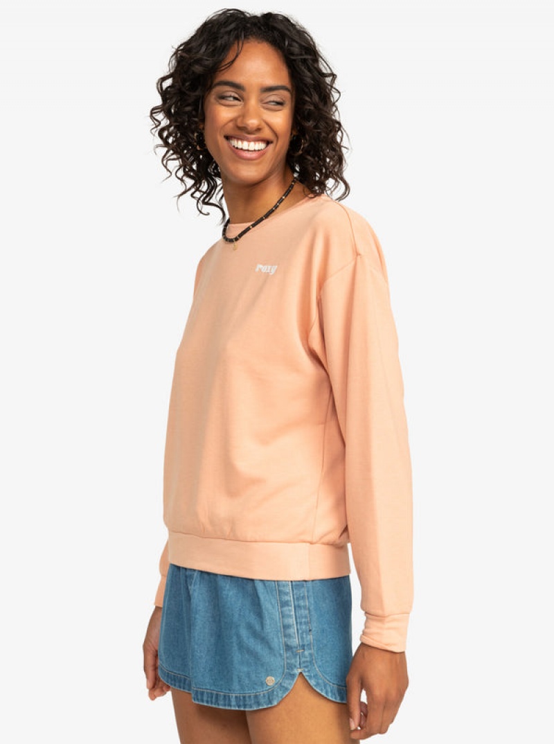 Roxy Surfing By Moonlight Crew Neck Hoodie | 26457-LYBN