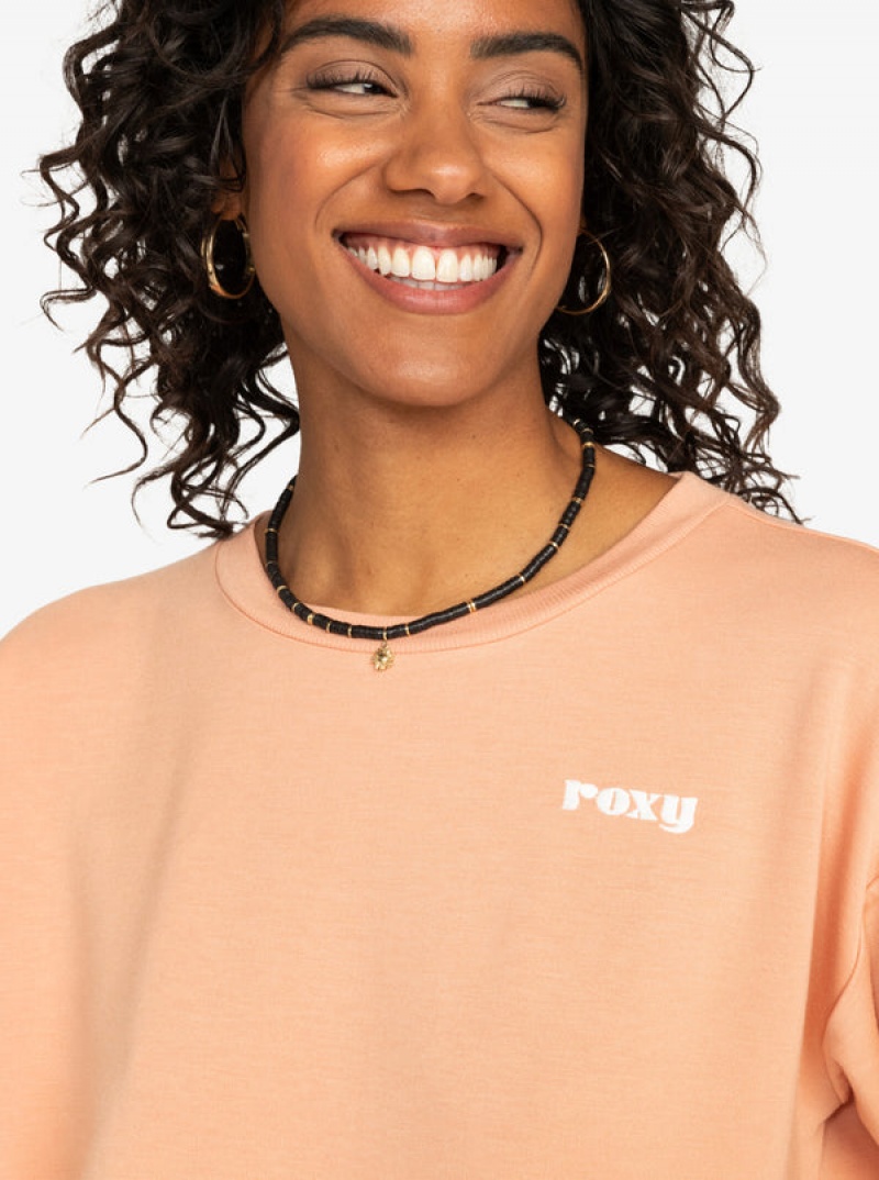 Roxy Surfing By Moonlight Crew Neck Hoodie | 26457-LYBN