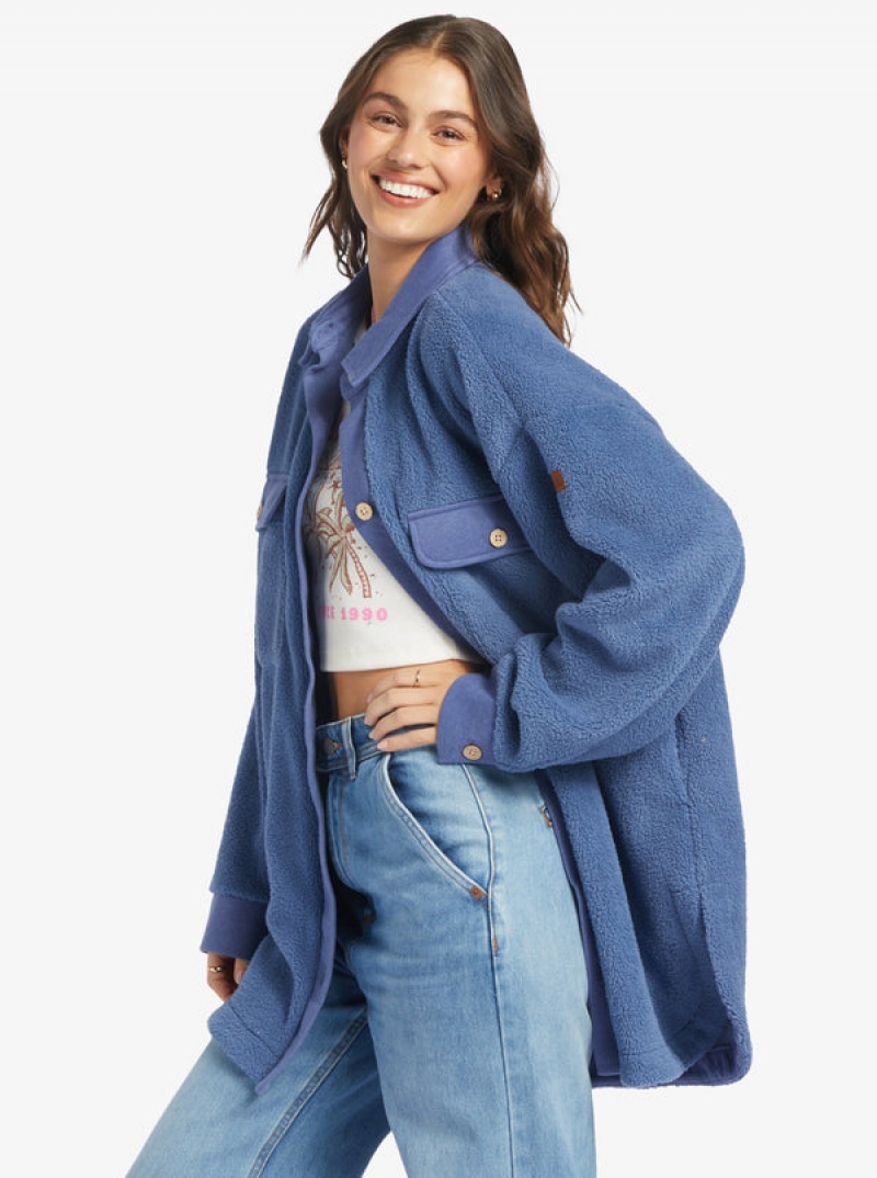 Roxy Switch Up Sherpa Fleece Hoodie | 12487-VSIO