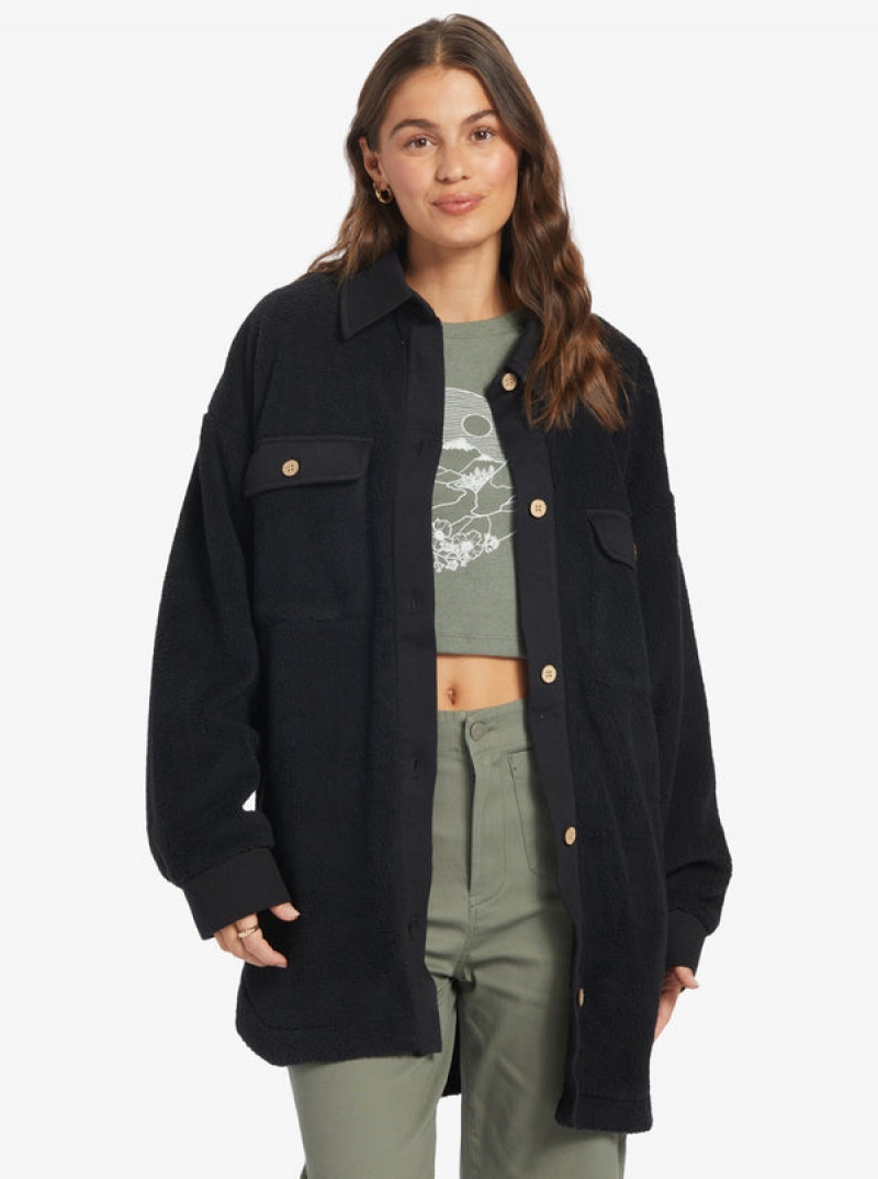 Roxy Switch Up Sherpa Fleece Hoodie | 12653-HWEQ