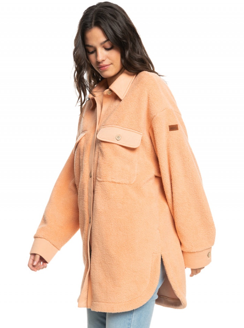 Roxy Switch Up Sherpa Fleece Jacken | 67849-IRTN