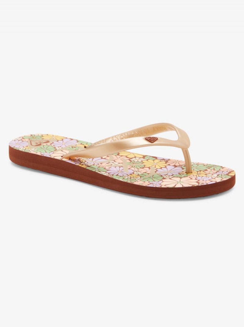 Roxy Tahiti Flip Flops | 89762-MSFY