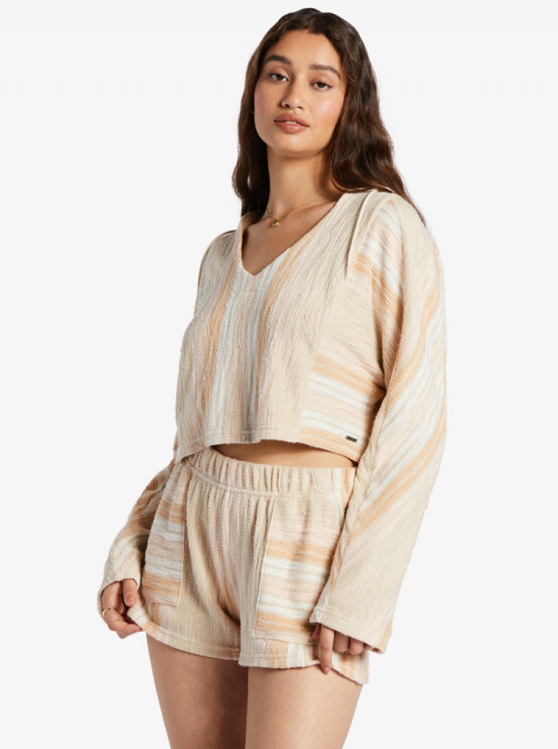 Roxy Todos Santos Poncho Stylen Hoodie | 59816-LRXK