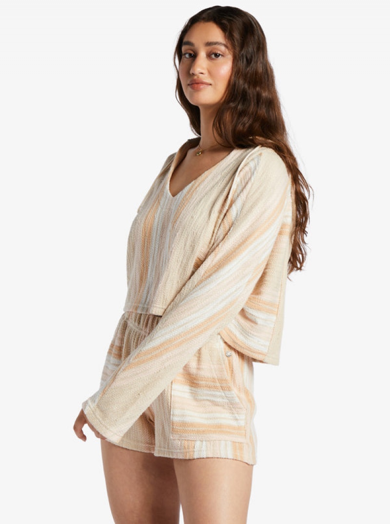 Roxy Todos Santos Poncho Stylen Hoodie | 59816-LRXK