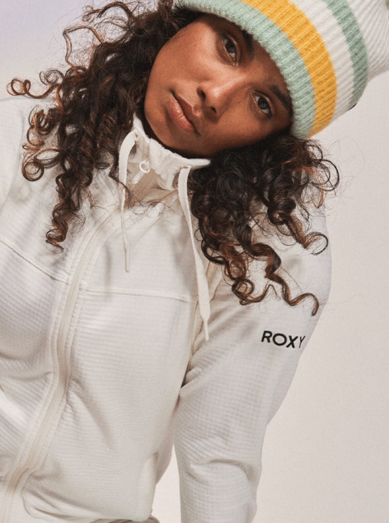 Roxy Vertere Technical Zip-Up Fleece Hoodie | 58461-BDCU