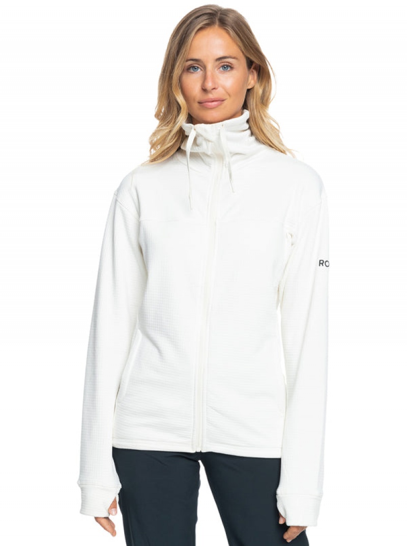 Roxy Vertere Technical Zip-Up Fleece Hoodie | 58461-BDCU