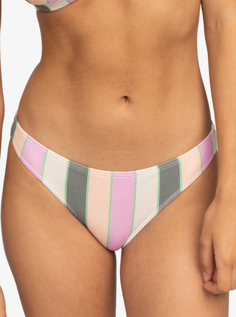 Roxy Vista Stripe Medium Bikinihosen | 19327-HRYW