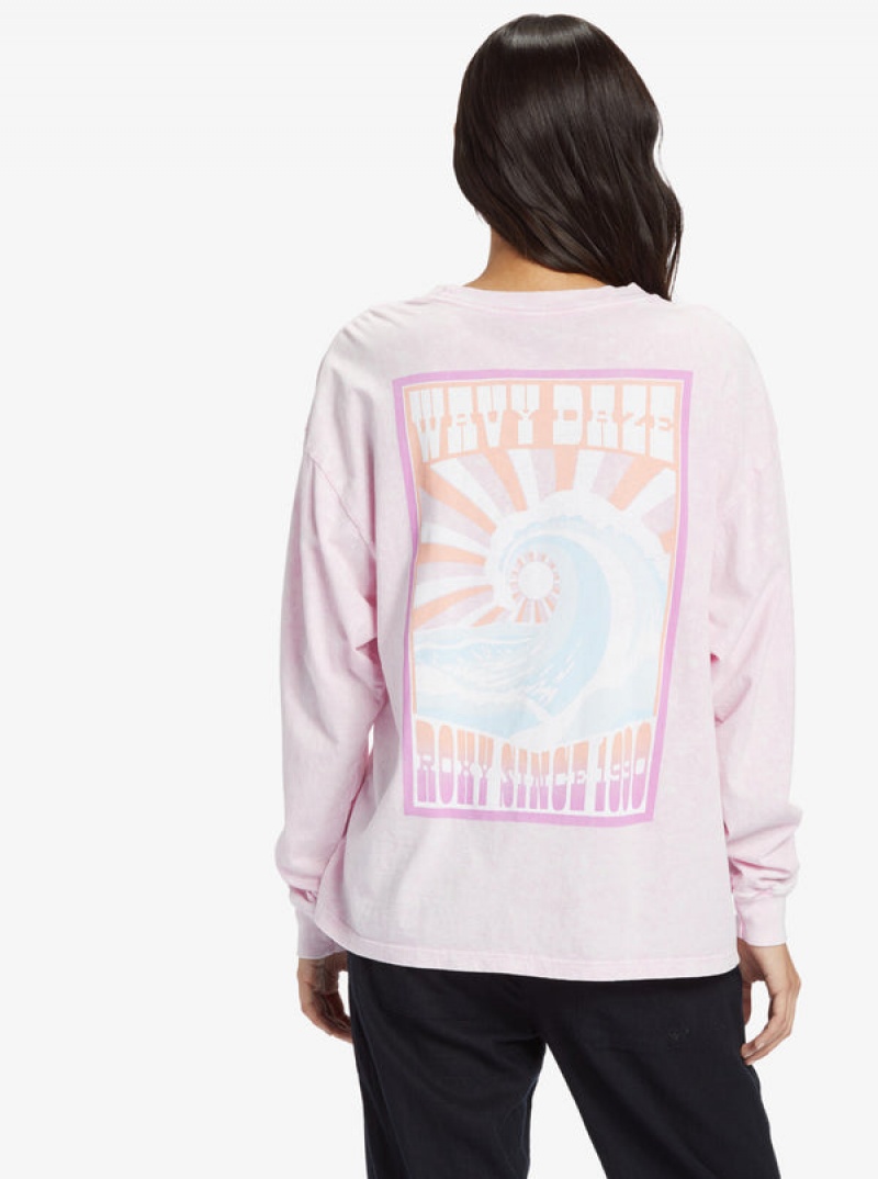 Roxy Wavy Daze Olst T-shirts | 84567-TECX