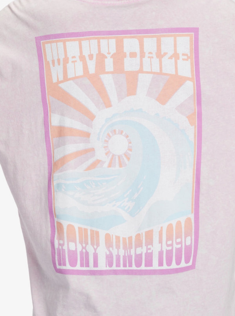 Roxy Wavy Daze Olst T-shirts | 84567-TECX