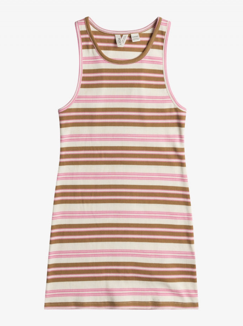 Roxy What Should I Do Stripe Kleid Mädchen | 36470-YUGI