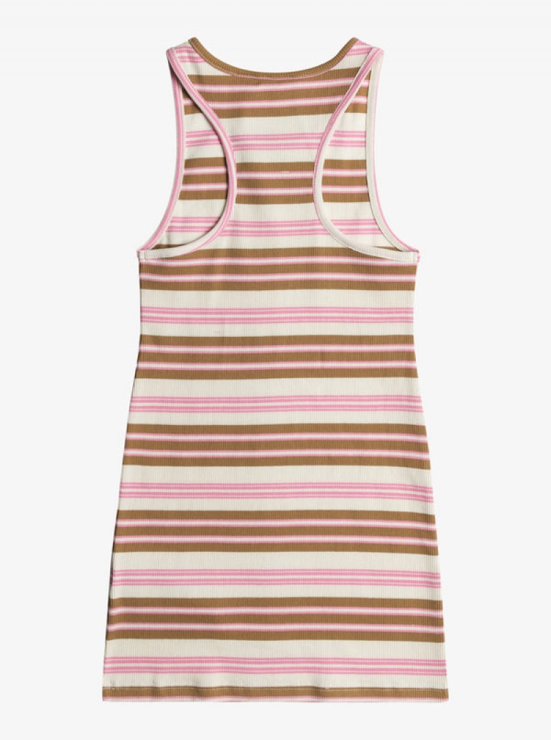 Roxy What Should I Do Stripe Kleid Mädchen | 36470-YUGI