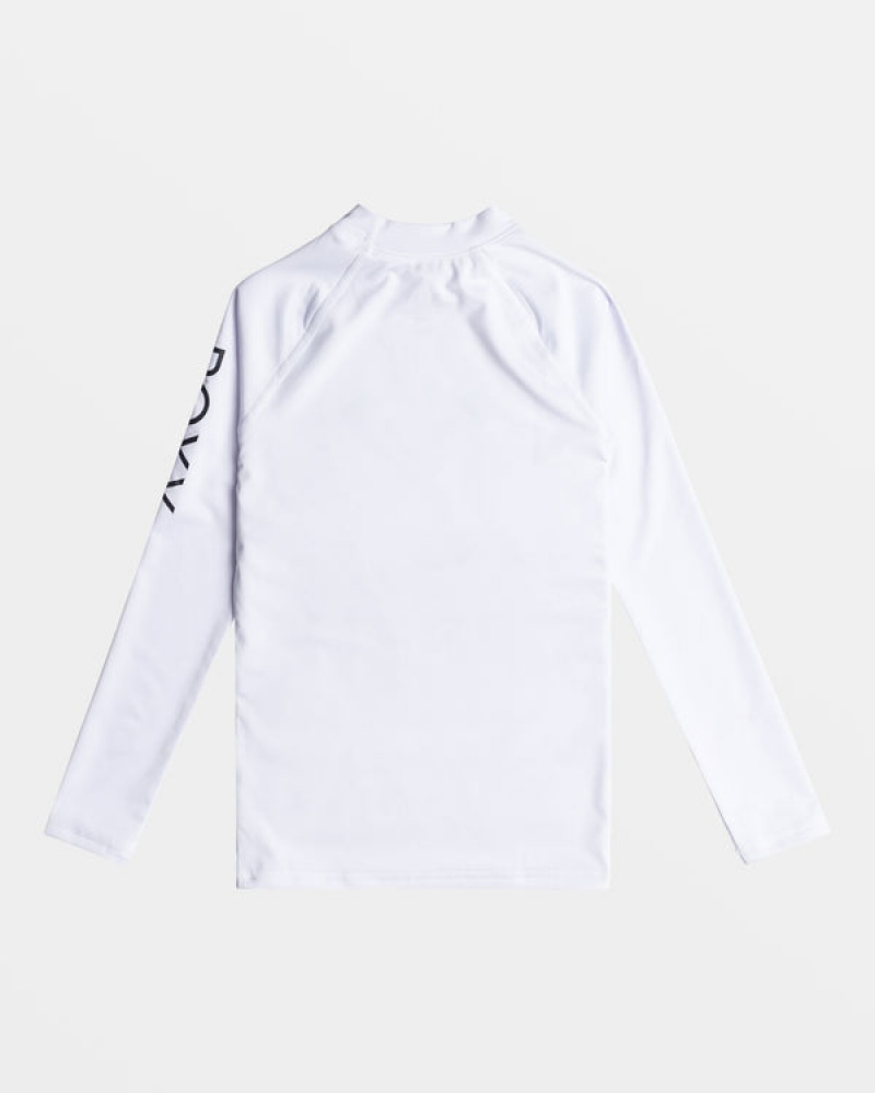 Roxy Whole Hearted Long Sleeve UPF 50 Rashguard Bademode Mädchen | 93680-YMEC