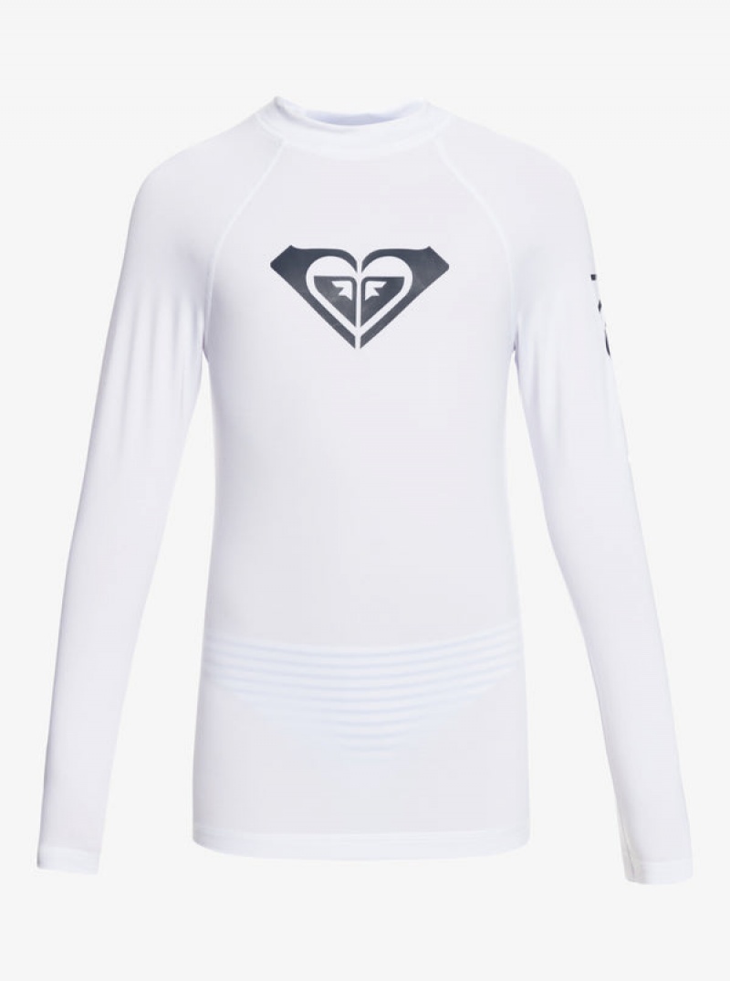 Roxy Whole Hearted Long Sleeve UPF 50 Rashguard Bademode Mädchen | 93680-YMEC