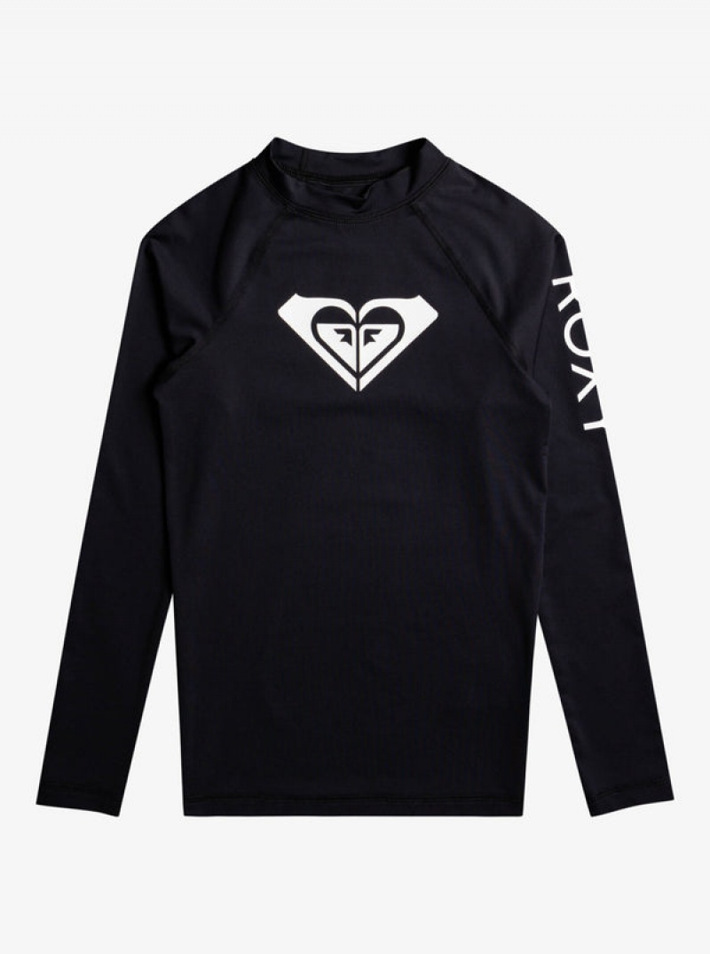 Roxy Whole Hearted Long Sleeve UPF 50 Rashguard Bademode Mädchen | 04512-ZOTH